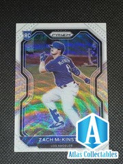 2021 Panini Prizm Baseball ZACH MCKINSTRY RC #92 WHITE WAVE Dodgers ROOKIE